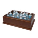 Large Mahogany Deluxe Cold Beverage Display, 18" x 26"