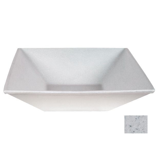 Bugambilia XXL Deep Square Buffet Bowl,  Marble White, 432 oz