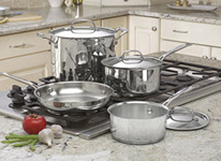 Cuisinart&reg; 7 Piece S/S Cookware Set