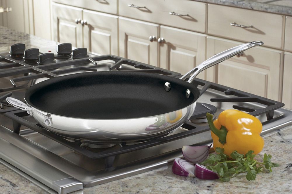 Cuisinart&reg; Chef's Classic&trade; Non Stick S/S 12" Fry Pan