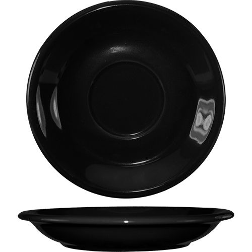 International Tableware Cancun&trade; Black 6-1/2" Saucer