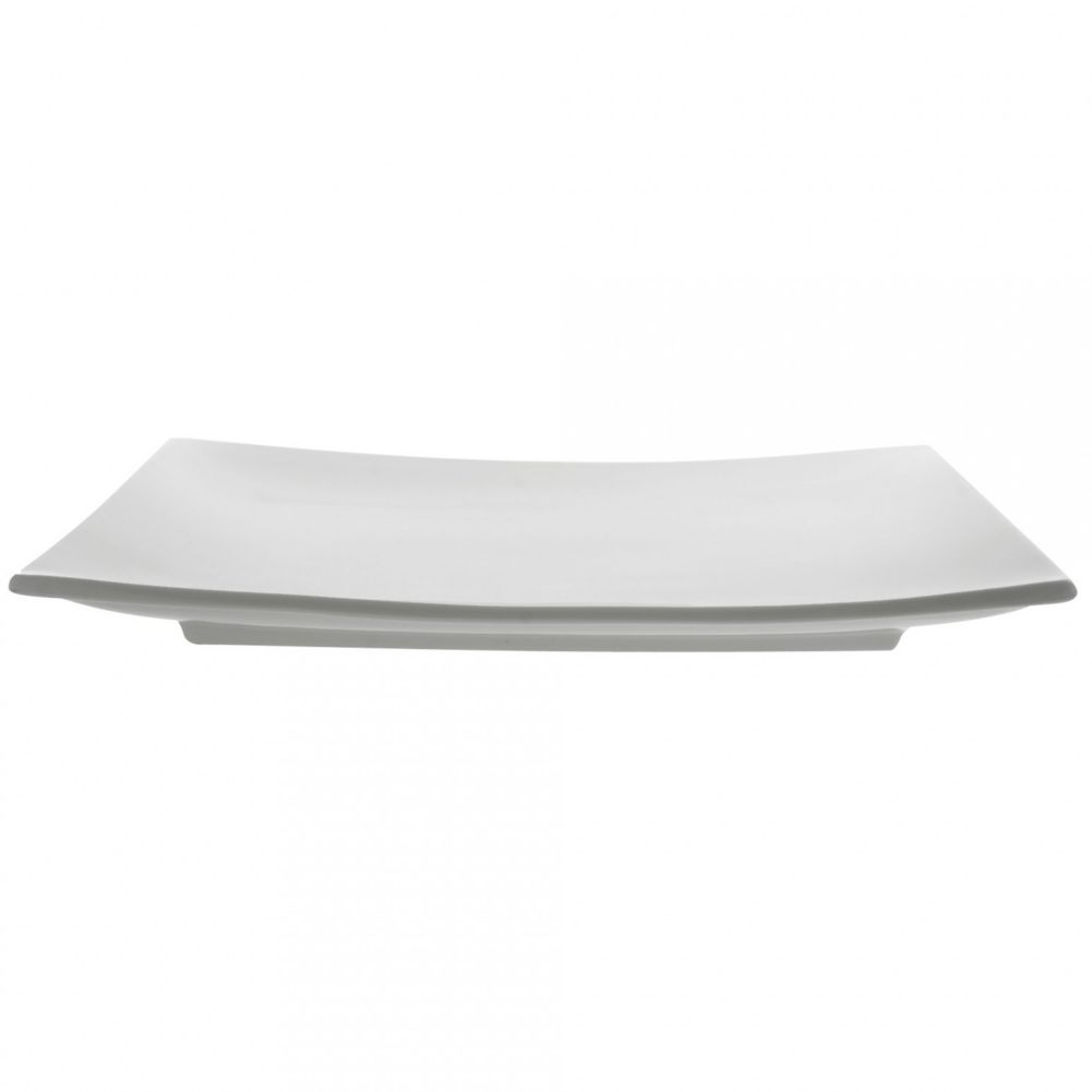 Ten Strawberry Street Whittier White 13 x 9" Rectangular Platter