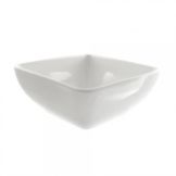 Ten Strawberry Street Whittier White 46 Oz Square Rimless Bowl