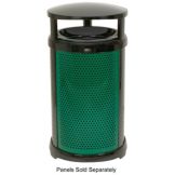 Rubbermaid Infinity&trade; Black 32 Gal Round Dome Top Frame