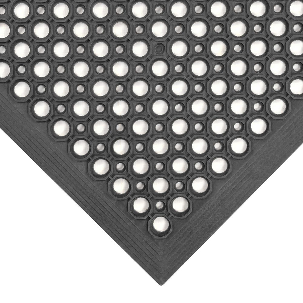 NoTrax&reg; Black Beveled Edge Competitor&reg; Mat