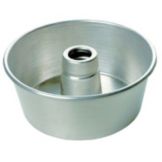 Focus Foodservice Glazed Aluminum 9-1/4" Tube Cake Pan