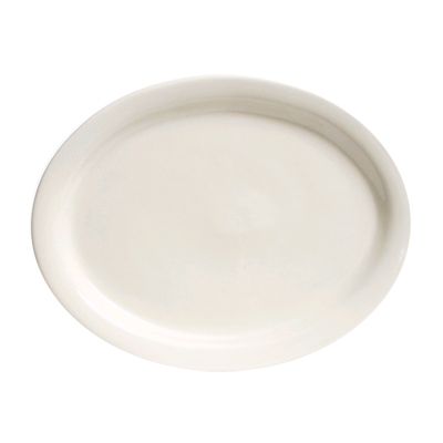 Tuxton&reg; Nevada 8-1/2" x 6-7/8" Eggshell Oval Platter
