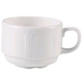 Steelite Distinction Monique White 3 Oz Stacking Cup