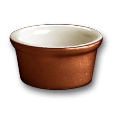 Hall&reg; China Brown 2.5 Oz. Ramekin