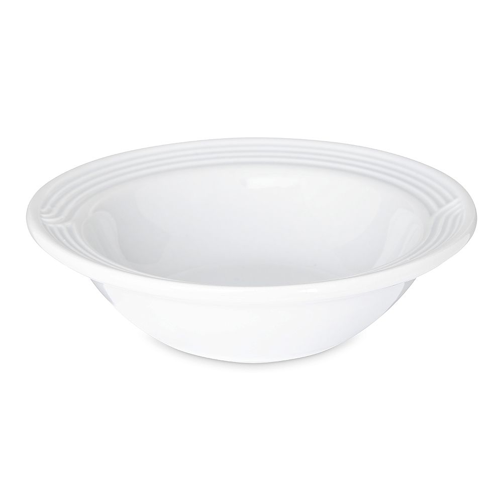 Dinex&reg; Ivory 5-3/4 Oz Embossed Fruit Dish