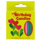 Sterno&reg; Plain 2-1/8" Birthday Candles