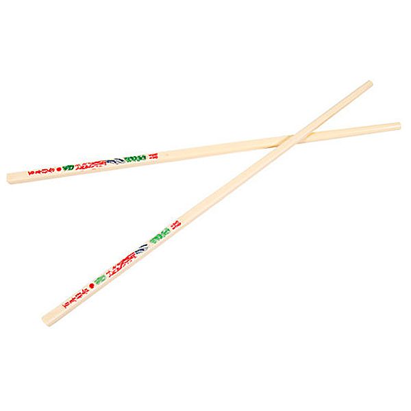 Town Food Service 10.5" Plastic Decorated Chopsticks