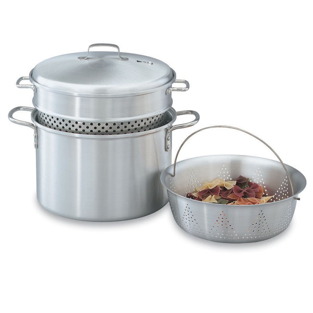 Vollrath Aluminum 8 Qt Pasta Cooker / Vegetable Steamer