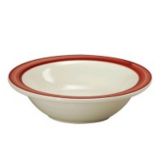 Oneida&reg; Jubilee&trade; 12 Oz. Ivory / Raspberry Grapefruit Dish