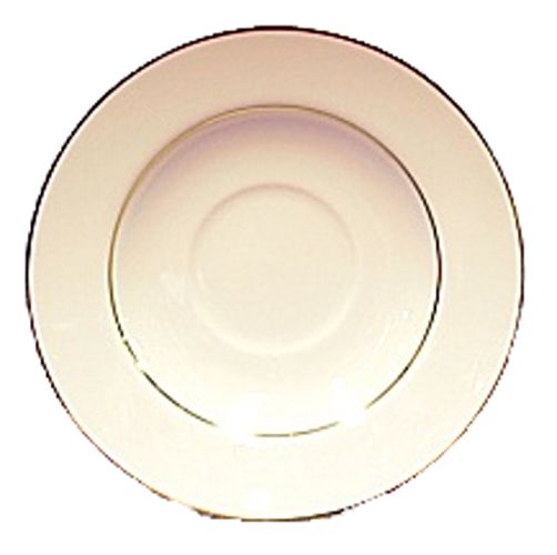 Homer Laughlin China Cavalier Diplomat Gold 5-3/4" Saucer