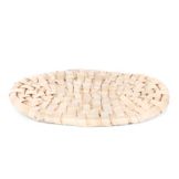 Willow Specialties 11" x 8" Oval Straw Coil Hot Pad
