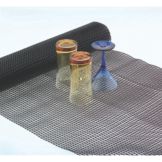 San Jamar&reg; UltraLiner&reg; 2'x40' Black Shelf Liner