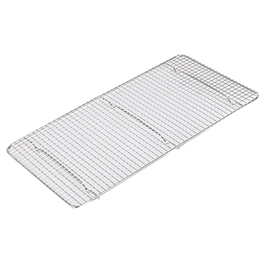 Adcraft&reg; 5" x 10-1/2" Chrome Plated Wire Pan Grate