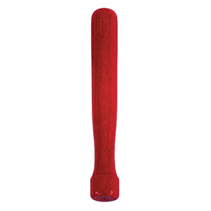Adcraft&reg; 8" Red Turned Hardwood Muddler