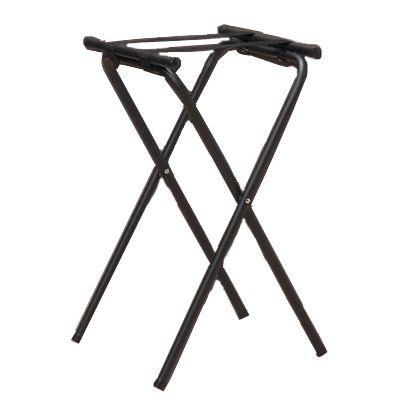 American Metalcraft Black Deluxe Metal 31"H Tray Stand