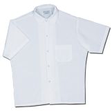 White Snap-Front Cook Shirt, XL