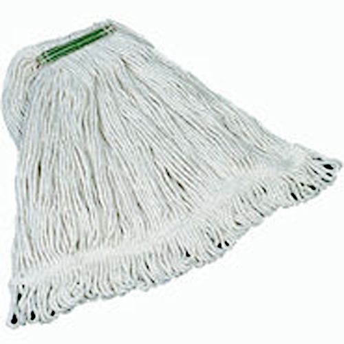 Rubbermaid Super Stitch&reg; Medium White Cotton Wet Mop Head