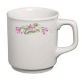 Homer Laughlin Seville&reg; Pink Violets&copy; 9.25 oz Marquis Mug