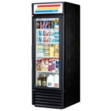 True&reg; Black Glass Door Refrigerator Merchandiser, 23 Cubic Ft