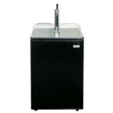 Summit 1 Keg Beer Dispenser W/ Black Exterior & Casters