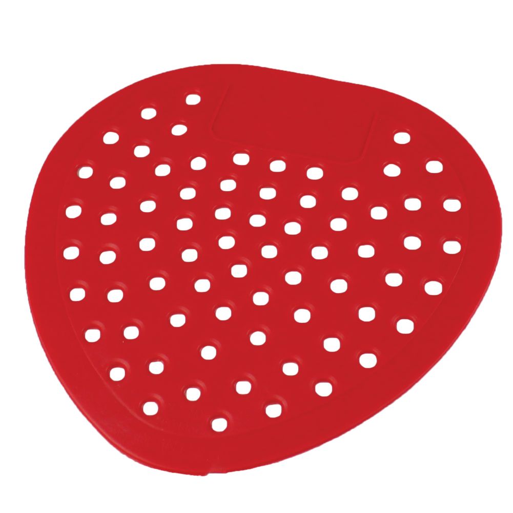 Impact&reg; Red Deluxe Deodorizing Urinal Screen in Cherry Scent