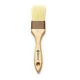 Browne Foodservice Flat 2" Boar Bristle Pastry Brush w/ S/S Band