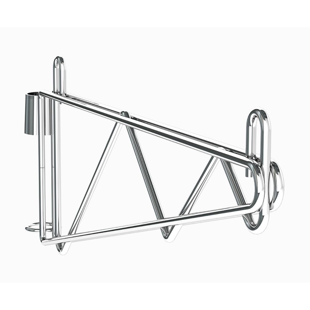 Metro&reg; Super Erecta&reg; Post Mount 24" Chrome Shelf Support