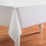 White Plastic 40" x 300' Table Cover