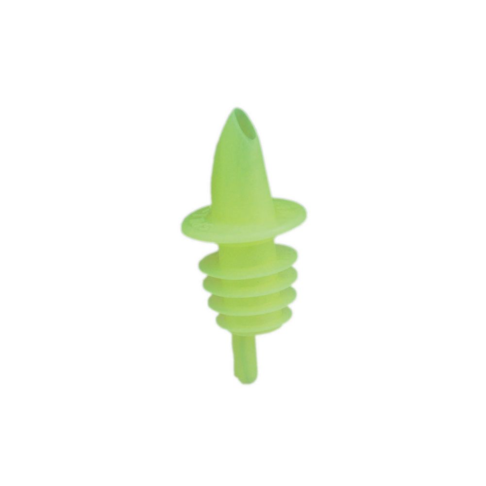 Spill-Stop Yellow Plastic Pourer