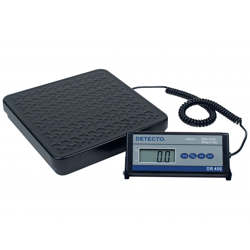 Detecto&reg; Low Profile 400 Lb. Platform Scale w/ Remote Display