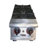 APW Wyott Champion Gas Hot Plate Standard Series, 2 Burners, GHP-2H