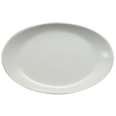 Schonwald Unlimited Undecorated Oval Coupe Platter, 12 x 8-3/8