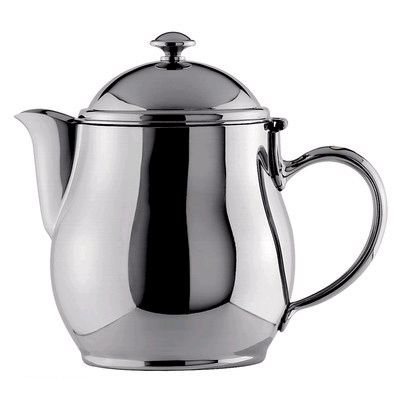 Oneida Jazz S/S 20 Oz Short Spout Teapot