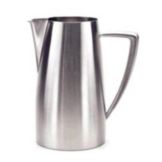 Oneida Stiletto Brushed S/S 68 Oz Water Pitcher w/ Ice Guard