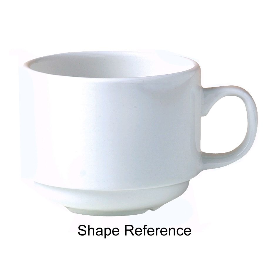 Steelite Distinction No. 7 Vogue White 6 Oz Stacking Cup