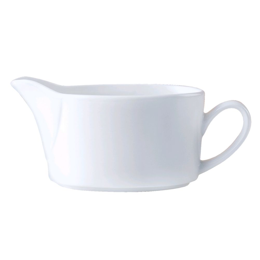 Steelite Distinction Monaco Vogue White 12 Oz Sauce Boat