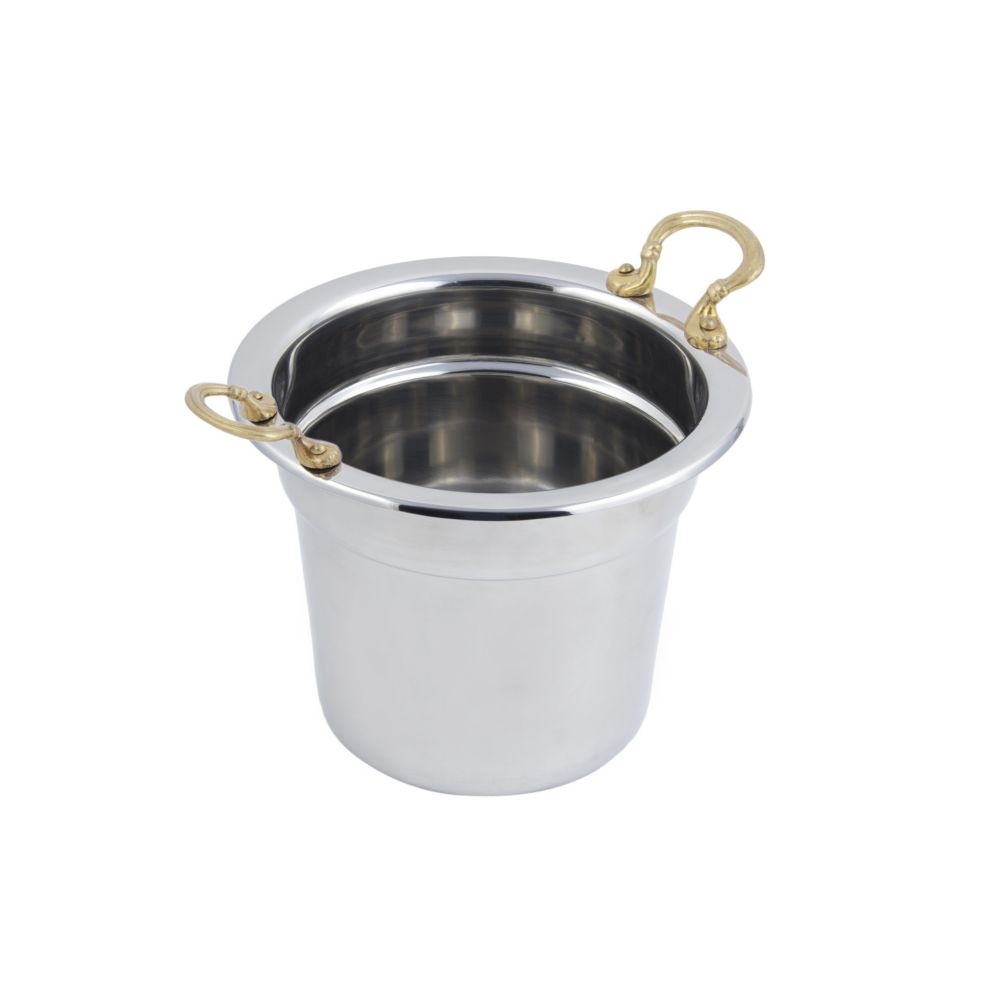 Bon Chef Plain S/S 7.5 Qt Soup Tureen w/ Round Handles