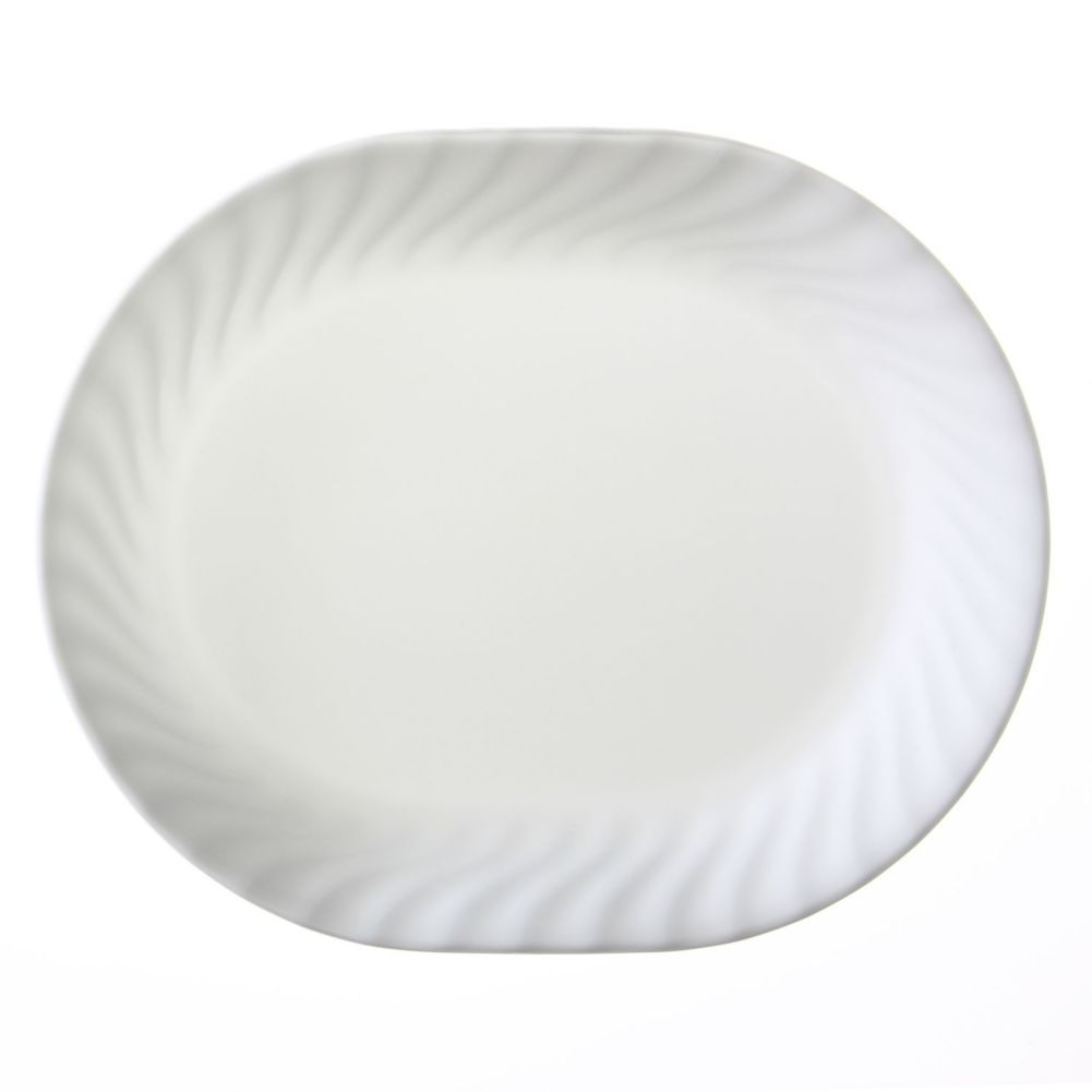 Corelle Impressions 12-1/4" Serving Platter, White