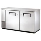 True&reg; S/S Solid Door Food Rated Back Bar Cooler for 144 6-Packs