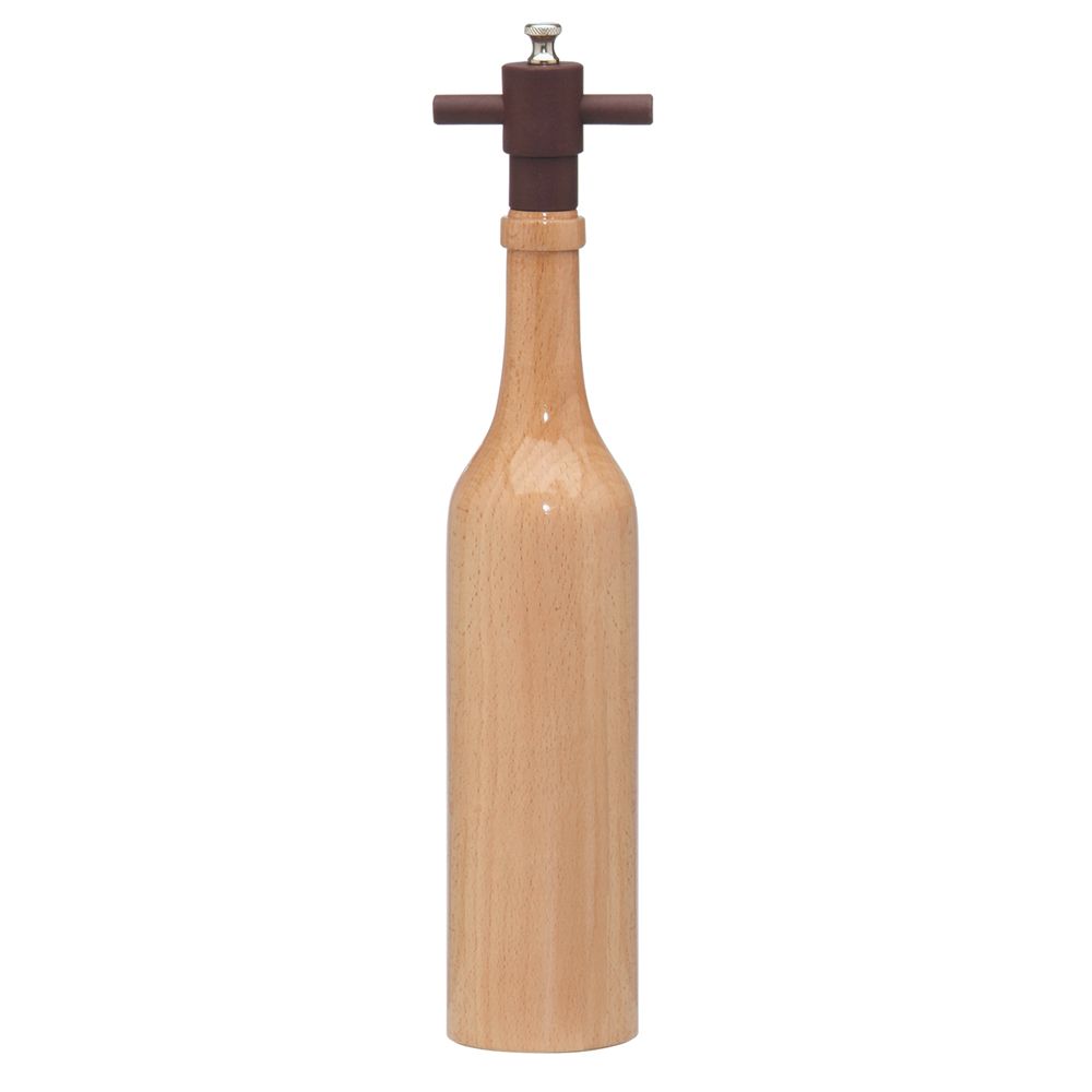 Chef Specialties Natural 14.5" Wine Bottle Pepper Mill