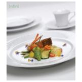 Steelite Rene Ozorio Infini White 9-1/2" Buffet Plate