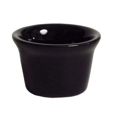 Tuxton&reg; 1.5 Oz. Black Ramekin