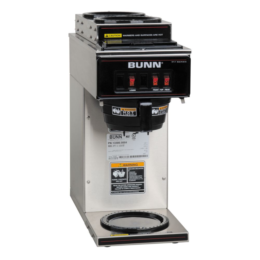 BUNN&reg; S/S Pourover Coffee Maker with 3 Warmers