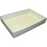 Dixie&reg; White Full Sheet Cake Box Bottom