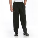 Chefwear&reg; 2XL Black Baggy Chef Pants